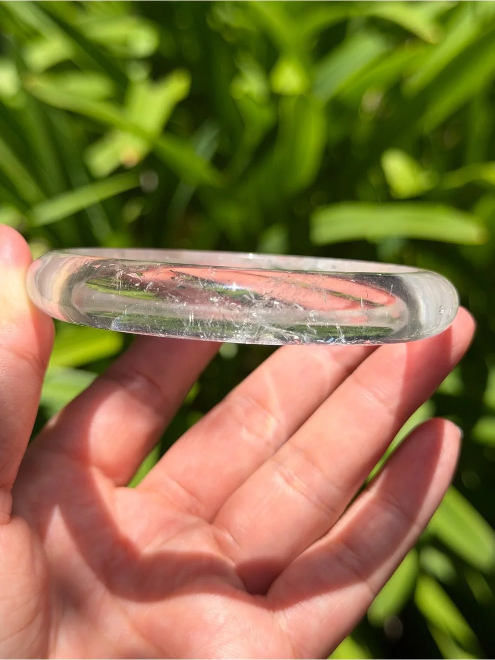 65mm inner diameter high quality clear quartz bangle 1560